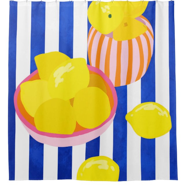 Cortina De Ducha Frescor de limón (Anverso)