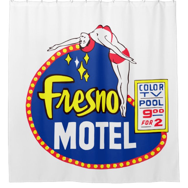 CORTINA DE DUCHA FRESNO MOTEL (Anverso)