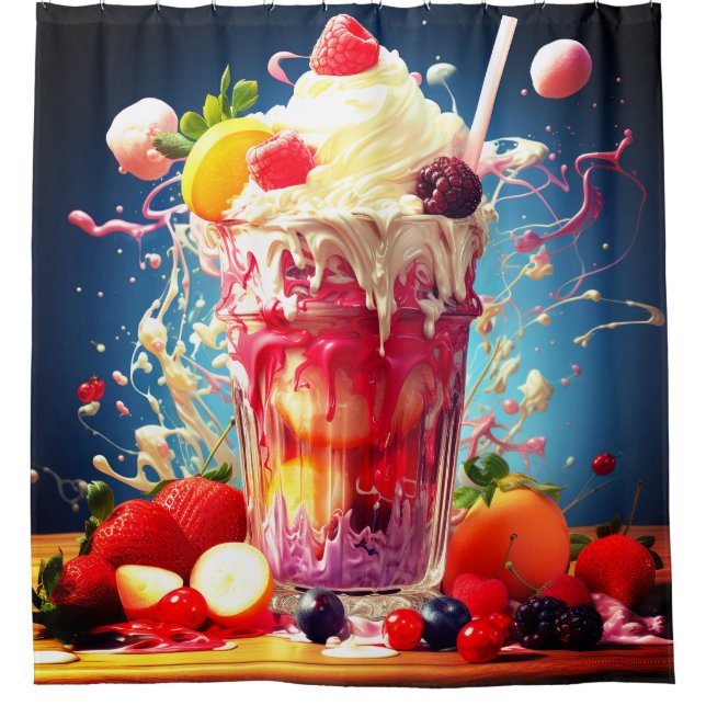Cortina De Ducha Fruit Smoothie (Anverso)