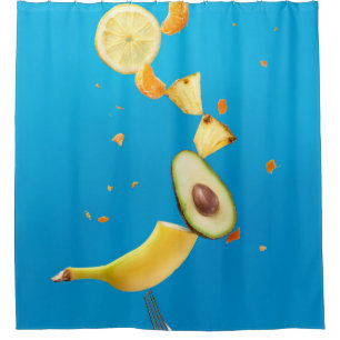 Cortina De Ducha Frutas de bonito