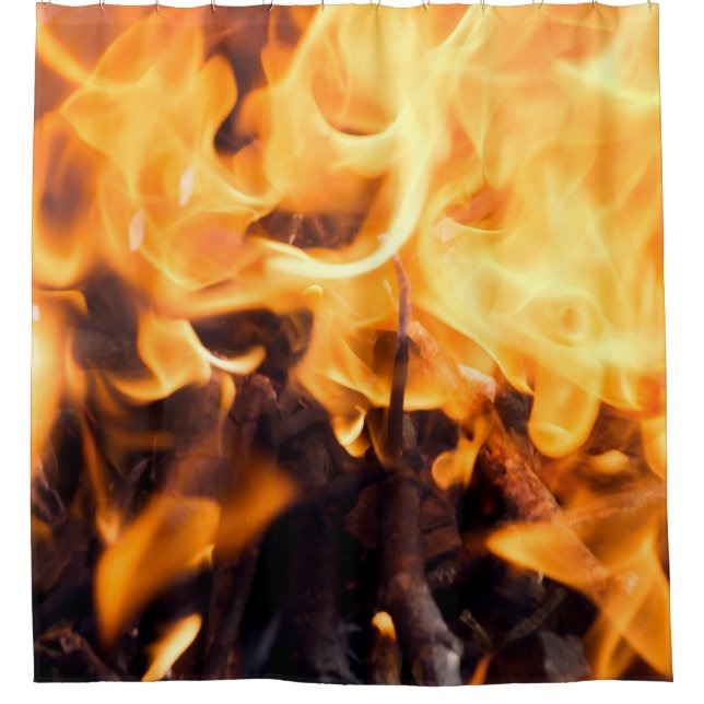 Cortina De Ducha Fuego Y Fuego (Anverso)
