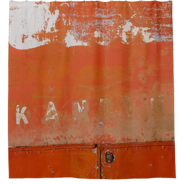 Cortina De Ducha Funda metalizado rojo (Anverso)