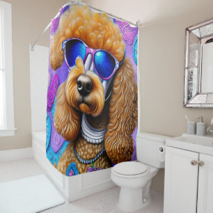 Cortina De Ducha Funky Poodle