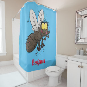 Cortina De Ducha Funny personalizado de insectos de herradura