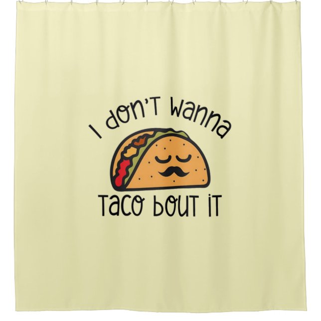 Cortina De Ducha Funny Taco Shirt, Taco Shirt, Taco Lover Gift   (Anverso)