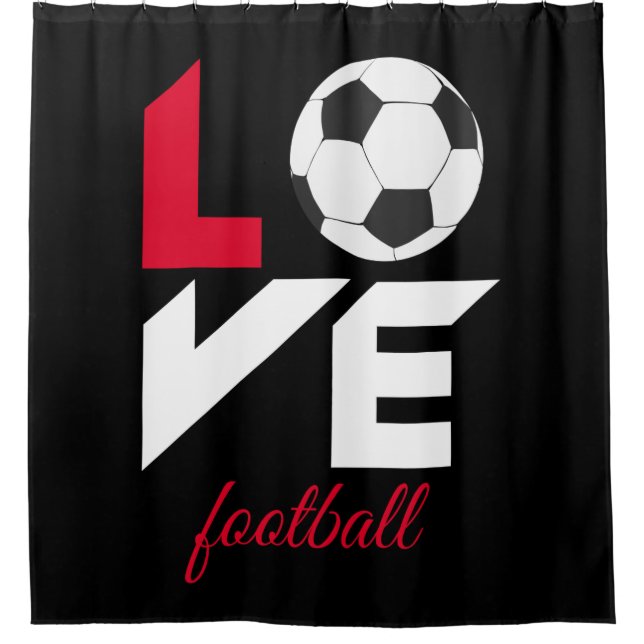 Cortina De Ducha Fútbol de amor (Anverso)