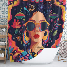 Cortina De Ducha Gafas de sol y asos