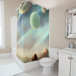 Cortina De Ducha Galaxia, Universo, Estrellas, Espacio Ultraterrest