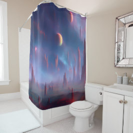 Cortina De Ducha Galaxia, Universo, Estrellas, Espacio Ultraterrest