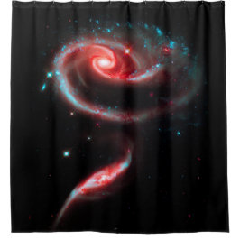 Cortina De Ducha Galaxy Rosa Rojo