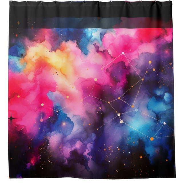 Cortina De Ducha Galaxy Veil (Anverso)