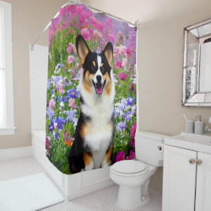 Cortina De Ducha Garden Dweller Corgi