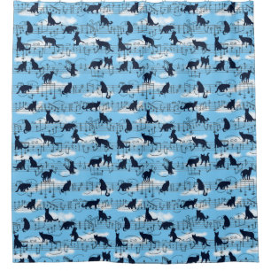 Cortina De Ducha gatitos musicales