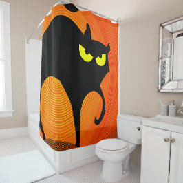 Cortina De Ducha Gato negro