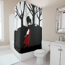 Cortina De Ducha Gatos en el jardín