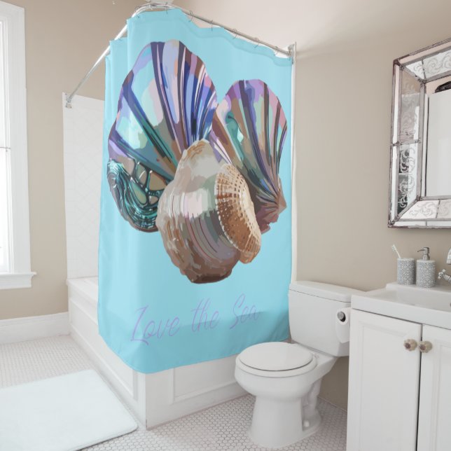 Cortina De Ducha Gemas oceánicas (In situ)