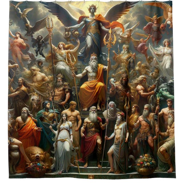 Cortina De Ducha Gente de fantasía (Anverso)