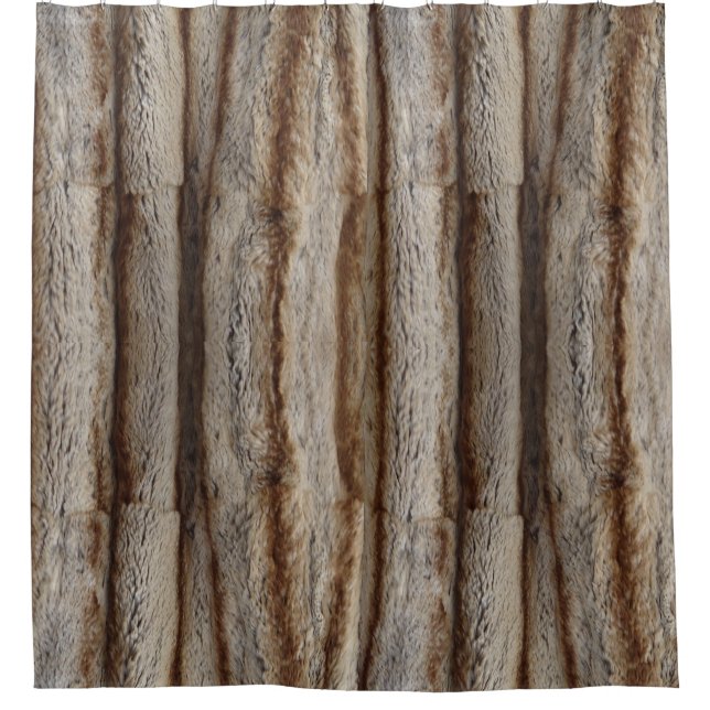 CORTINA DE DUCHA GENUINE CHINCHILLA FUR LOOK (Anverso)