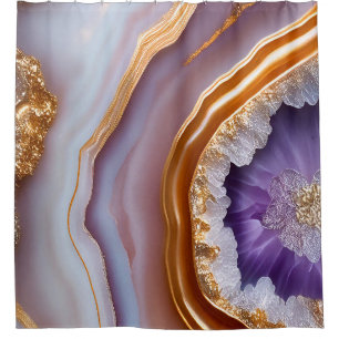 Cortina De Ducha Geode Heart