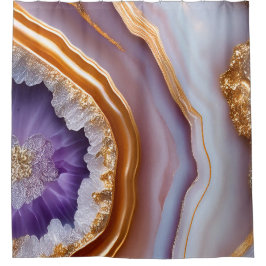 Cortina De Ducha Geode Heart Flipped