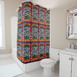 Cortina De Ducha  Geometric Graphic Motif Modern Trend Shower Curta