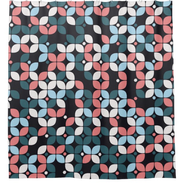 Cortina De Ducha geometric seamless pattern designgeometric,texture (Anverso)