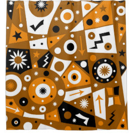 Cortina de ducha geométrica Solidus OB