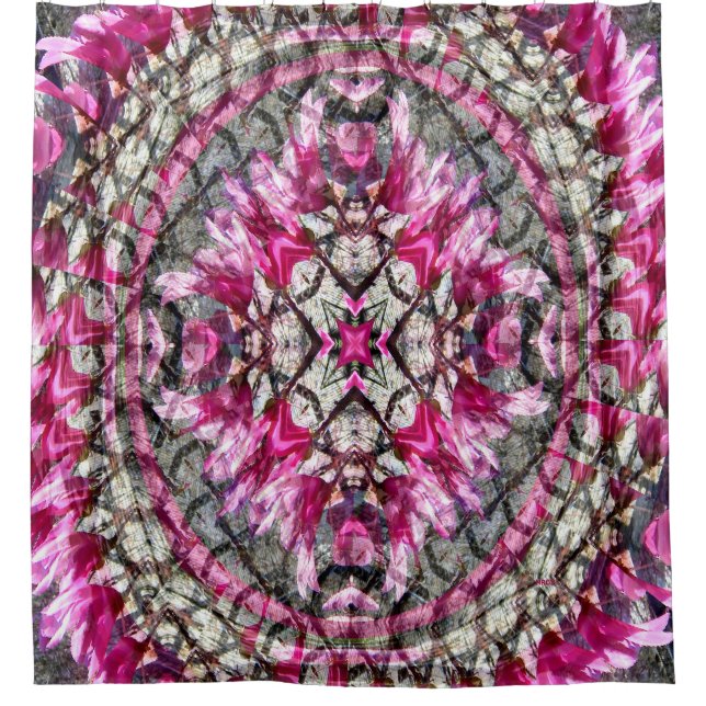 Cortina De Ducha Gigantando Magnolias...... (Anverso)