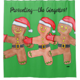 Cortina De Ducha Gingerbread Dancers