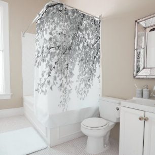 Cortina De Ducha Ginkgo deja el sueño #5 #wall #decoración #art