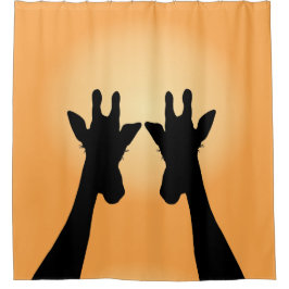 Cortina De Ducha Girafas Largas