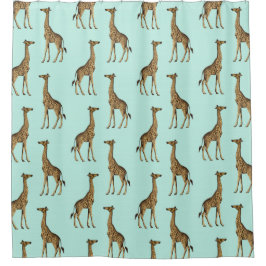 Cortina De Ducha Giraffe en el desfile