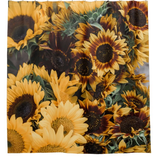 CORTINA DE DUCHA GIRASOL (Anverso)
