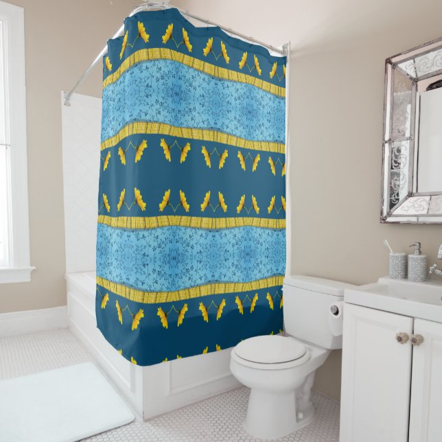 Cortina de ducha girasol (In situ)