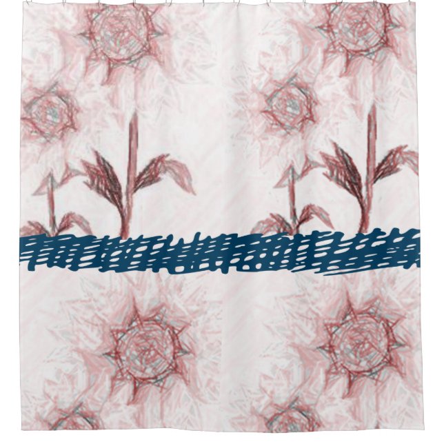 Cortina de ducha girasoles (Anverso)