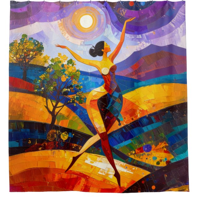 Cortina De Ducha Girl Power 001 (Anverso)