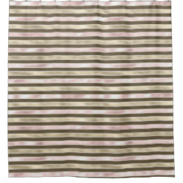 Cortina De Ducha Glam Gold Rubor Ropa marrón rosa