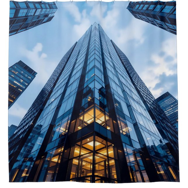 Cortina De Ducha Glass Ascension -  (Anverso)