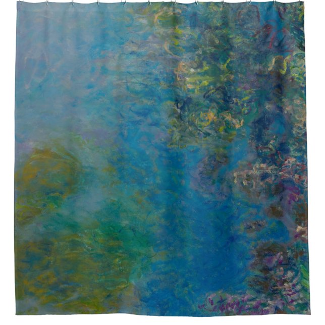 Cortina De Ducha Glicina de Claude Monet (Anverso)