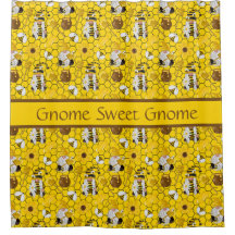 Gnomos personalizados haciendo miel Floral Amarill