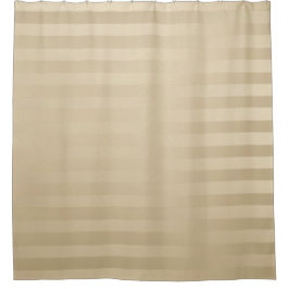 Cortina De Ducha Gold and cream stripes 