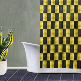 Cortina De Ducha Gold-Paneled-Black-IV