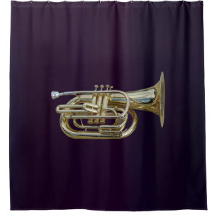 Cortina De Ducha Golden Brass Euphonium