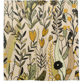 Cortina De Ducha Golden Meadow Harmony