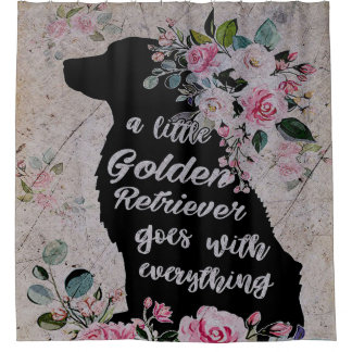 Cortina De Ducha Golden Retriever
