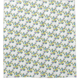 Cortina De Ducha Golpes irlandeses con jabón arcoiris