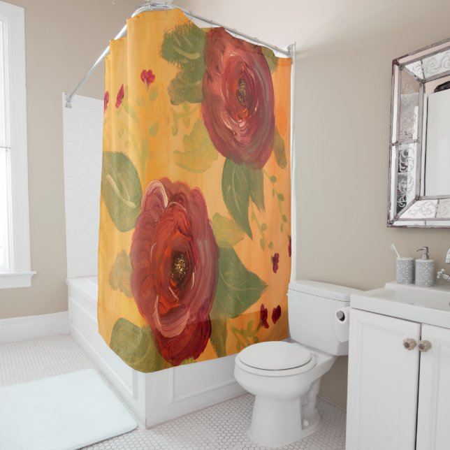 Cortina De Ducha Gorgeous Artsy Rosa (In situ)