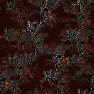 Cortina de ducha gótica Rosa oscuro