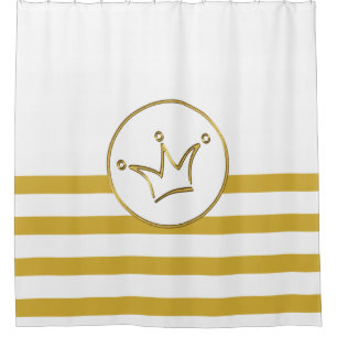 Cortina De Ducha Gracioso oro de la Corona + tu trasero. e ideas