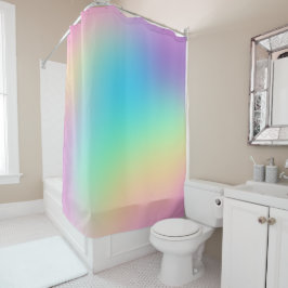 Cortina De Ducha Gradiente de arcoiris prudente suave